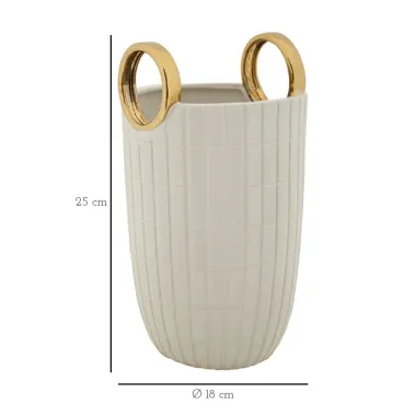 Wazon Ceramiczny Shopping 18x25 cm